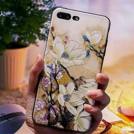 fairycore emboss flower phone case