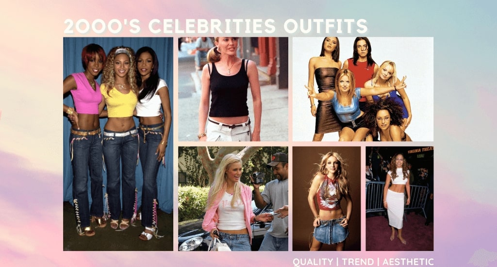 early 2000's celebrities outfits