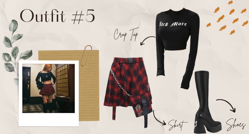 6 DIFFERENT GRUNGE AESTHETIC OUTFIT IDEAS BY LUANNA - Cosmique Studio - Aesthetic  Clothing