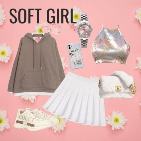 soft girl aesthetic hoodie