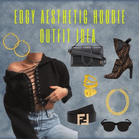 edgy aesthetic hoodie