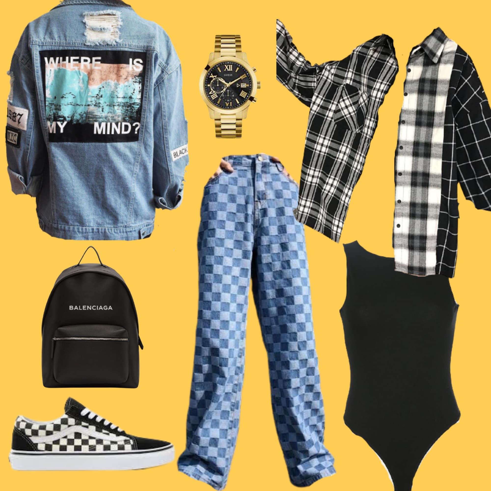 aesthetic plaid outfit ideas 