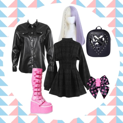 pastel goth style outfit ideas