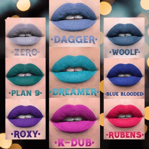 pastel goth girl lip makeup