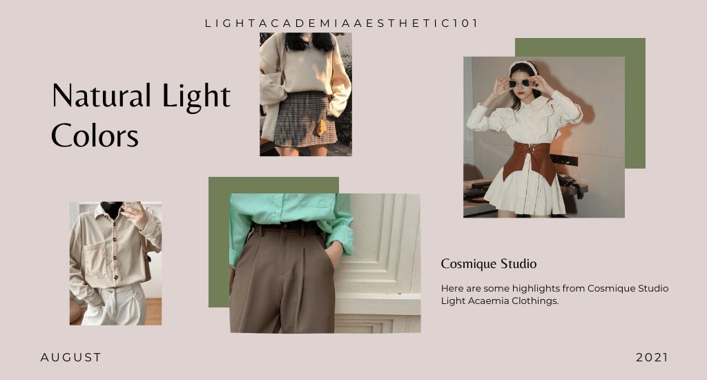 light academia clothing - cosmiquestudio