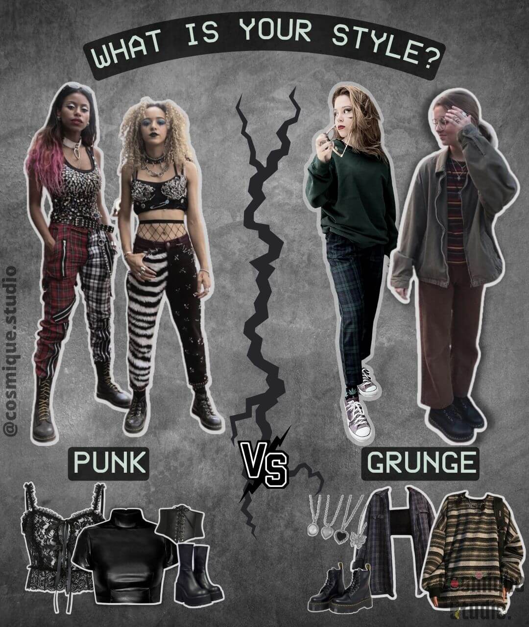 80s grunge outlet fashion