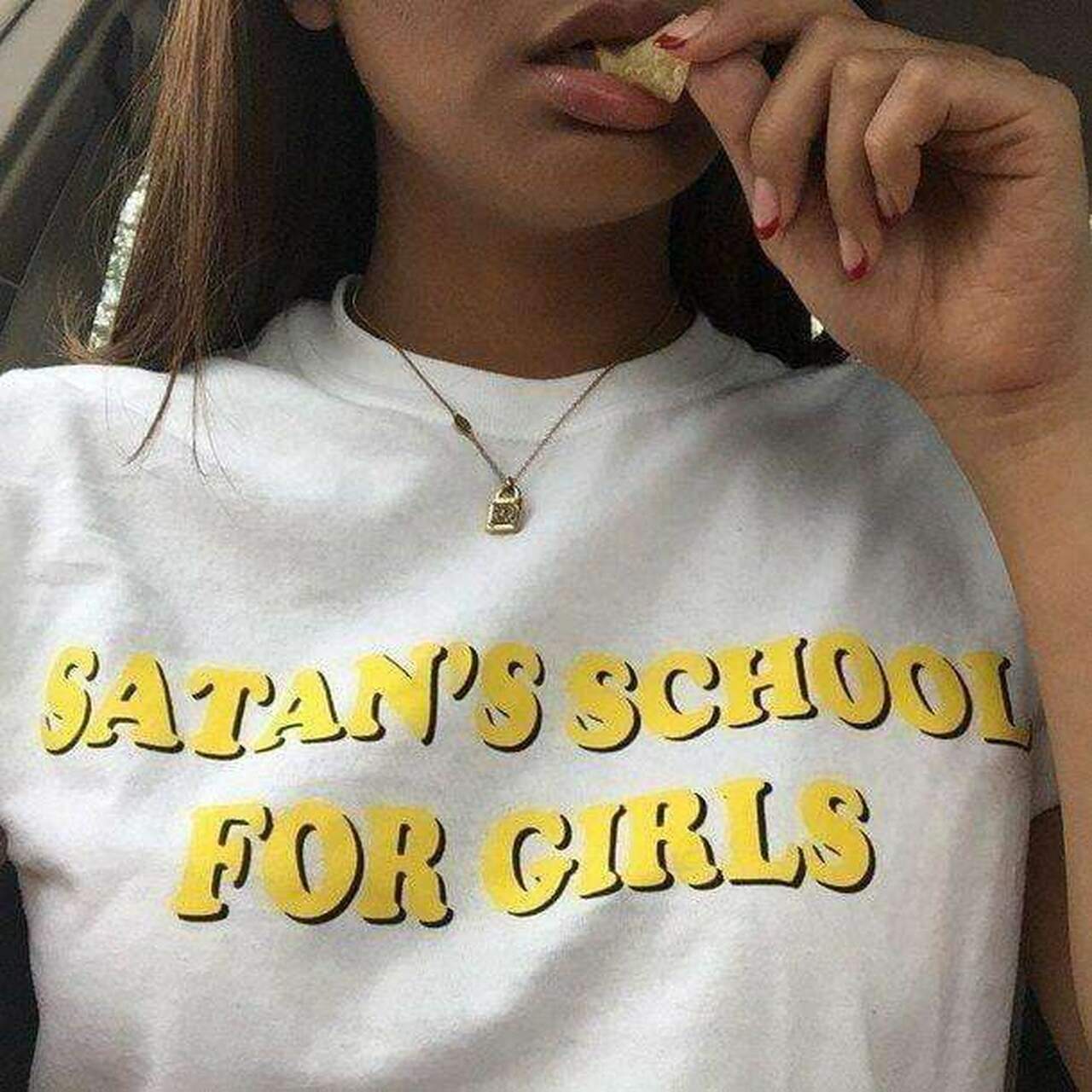 SATAN SCHOOL FOR GIRLS TEE